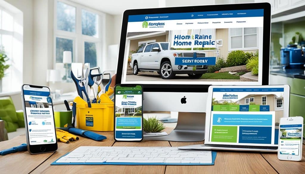 Website design ideas for home repair services