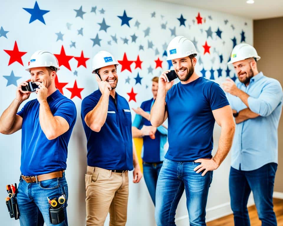 contractor online reviews and testimonials