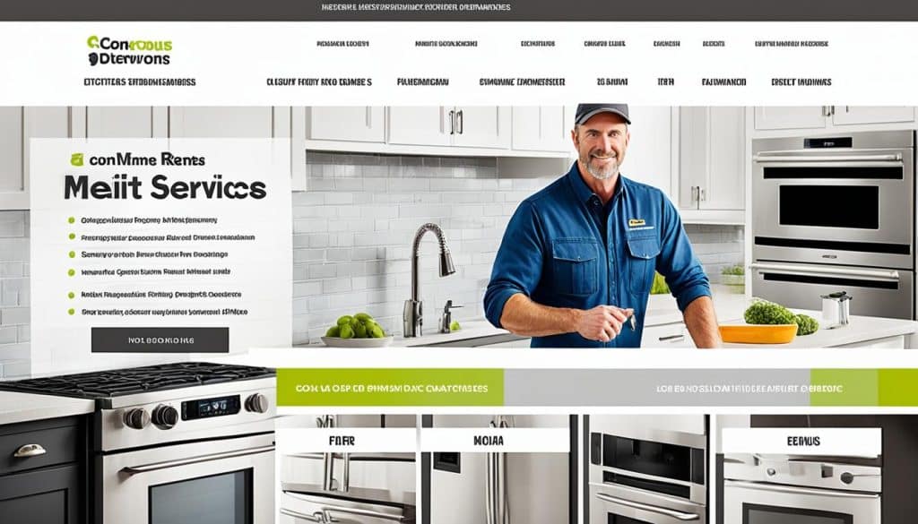 home repair website design