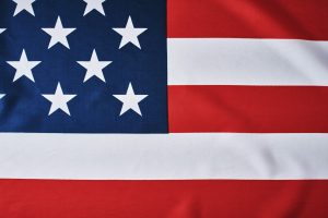 American flag as background. USA flag, closeup