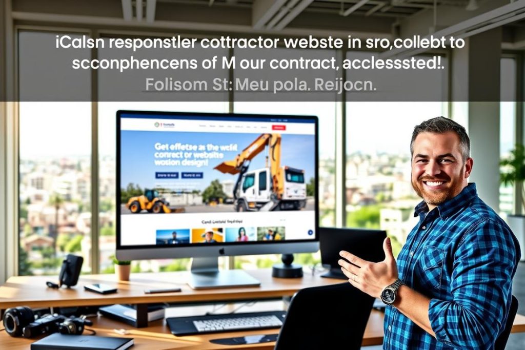 contractor website redesign services in Folsom, California