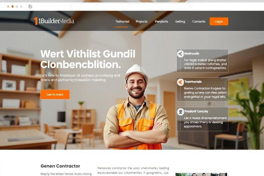 custom website for contractors