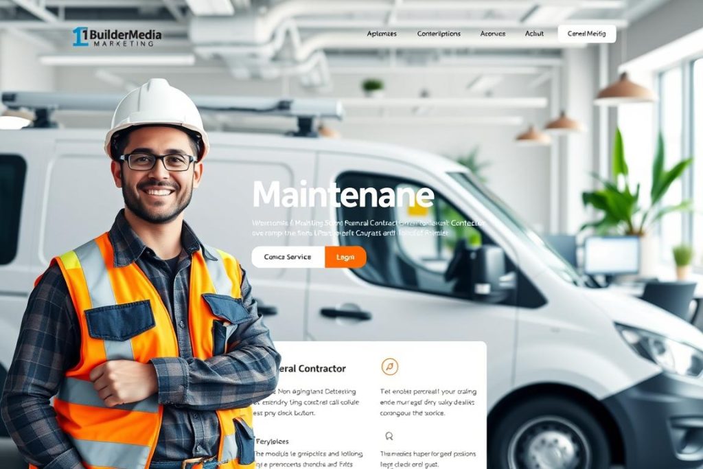 user-friendly website design for contractors