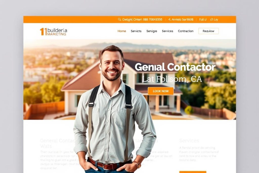 professional contractor website design